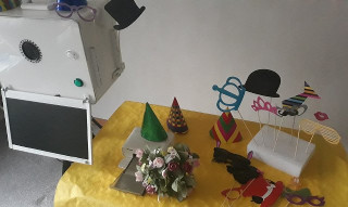 Fotobox bei Tageslicht