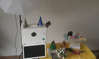 Fotobox bei Tageslicht